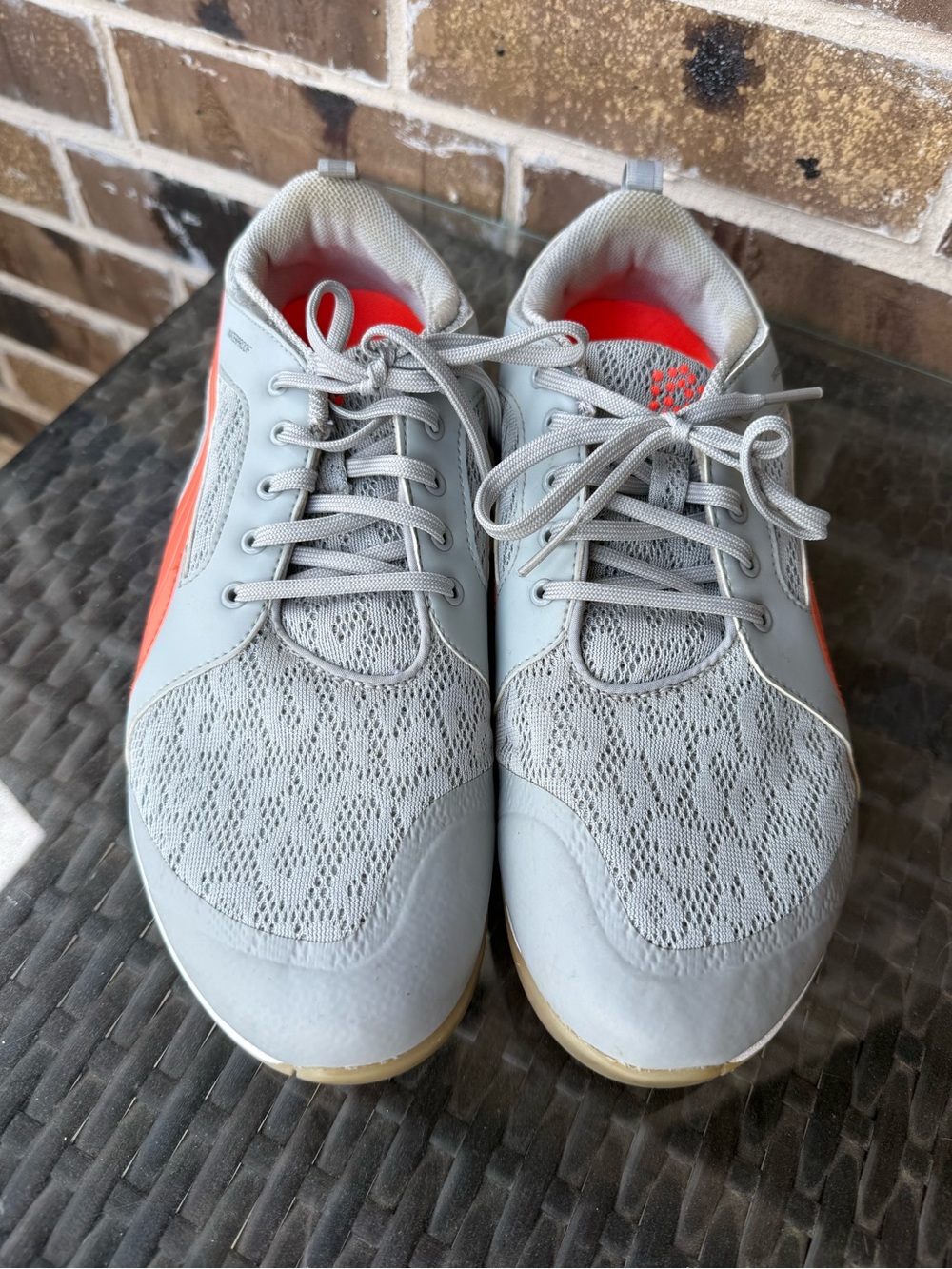 Puma Gray and Orange Women's Golf shoes